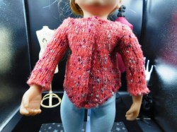ag pink tweed sweater a